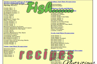 hand You Over 200 Fish Recipe to ENHANCE your cooking