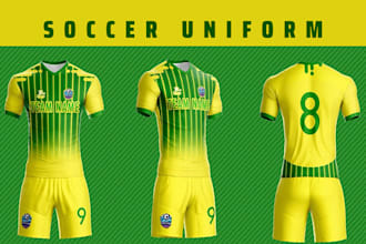 create realistic 3d uniform mockups for your team