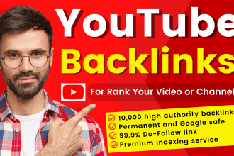 do youtube promotion with keyword target backlinks