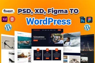 convert figma to wordpress, psd to wordpress, html to wordpress