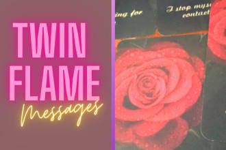 send you a channeled message from your twin flame