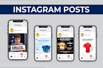 design facebook and instagram ad image and giveaway post