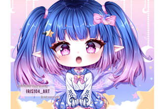 draw cute chibi art illustration