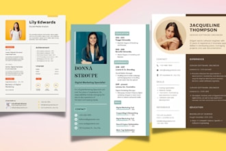 create or rewrite job winning resume, CV and cover letter