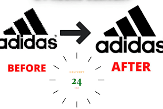 vector following, redraw the 2d logo to ai, eps, svg, png
