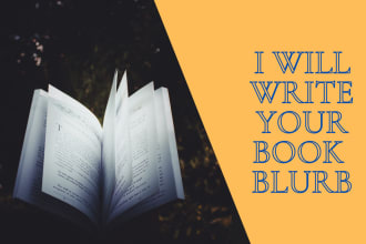 write a bestselling book blurb