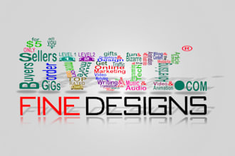design a WorldCloud image of any Logo or Photo