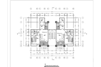 do floor plan and elevations for builder and contractors using autocad and revit