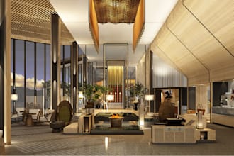 do 3d render for interior