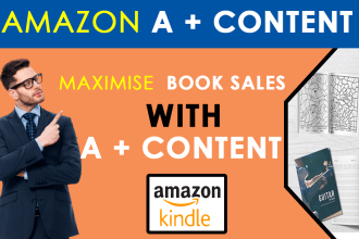 design a plus content kdp for kindle books and amazon
