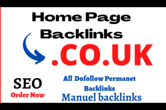 build dofollow SEO contextual co UK backlinks da DR 30 to 70