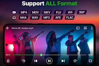 develop your 4k android video player app