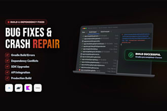 fix android app bugs crashes and gradle or android studio errors