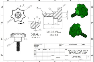 do 2d gdt technical drawing dwg dxf of 3d for manufacturing