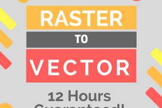 vectorize image  professional raster to vector conversion