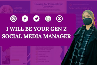 be your gen z social media manager, content creator and graphic designer