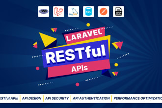 develop highly scalable laravel restful API with authentication