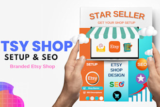 setup your etsy store to be found and sell using etsy SEO