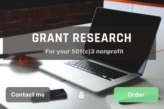 do grant research for your 501c3 nonprofit