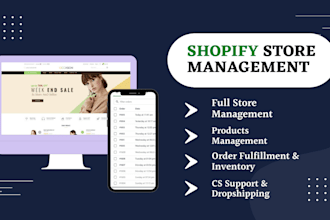 manage your shopify store as a store manager