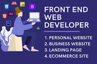 be your front end developer