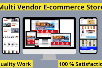 create multi vendor wordpress ecommerce store