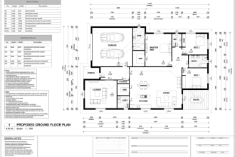 draft clean architectural drawings,  3d modeling in revit