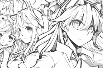 draw manga characters fanart