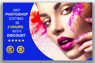 be your photoshop editing expert only 4 hours