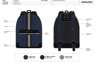 create tech packs for bags or backpack