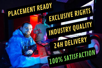 produce a professional trap or rap beat for you in 24h