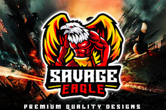 design esport avatar, twitch, mascot, youtube gaming logo and banner