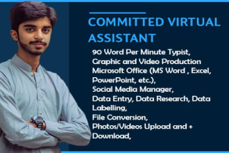 your dedicated virtual assistant for 3 hours