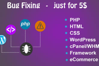 fix php, mysql,html,css issues