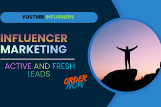 give an email list of youtubers for influencer marketing