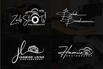 design photography signature logo or watermark
