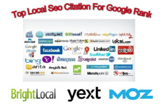 do top local SEO citations from brightlocal, moz and yext
