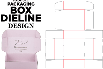 design box dieline, any packaging dieline