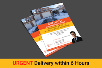 design print ready flyer, poster or magazine