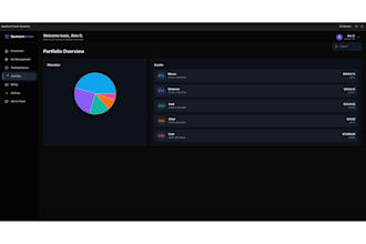 build a modern crypto trading dashboard UI UX react with charts and api integrat