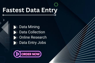 data entry and target b2b leads