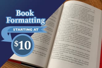 format your book for publishing