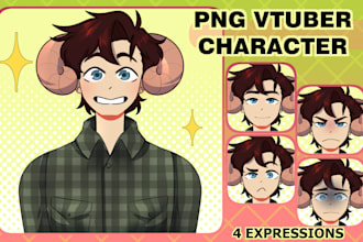 make you a png vtuber with expressions