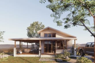 model and render exteriors