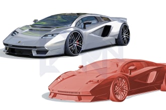 create your perfect 3d car model