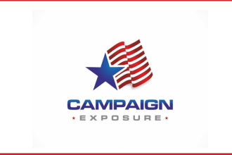do a unique creative political logo for a winning campaign