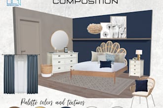 be your personal interior decorator, creating unique spaces