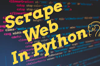 write python script to scrape any website