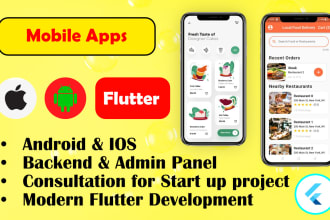 develop mobile app with flutter for android