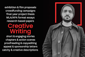 do any type of creative writing for you